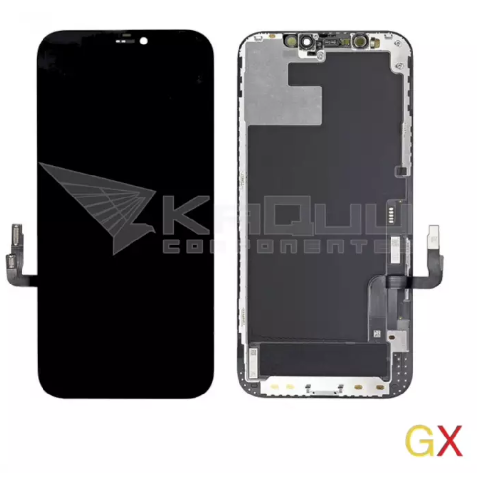 PANTALLA IPHONE 12, IPHONE 12 PRO NEGRA LCD A2172 A2341 GX HARD OLED
